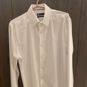 Man White Dress Shirt